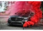 Фотосессия для автомобиля с цветным дымом